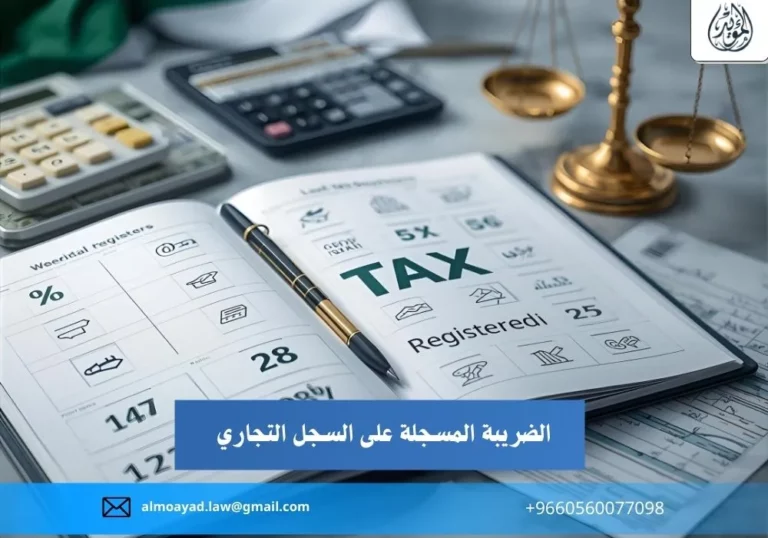الضريبة المسجلة على السجل التجاري