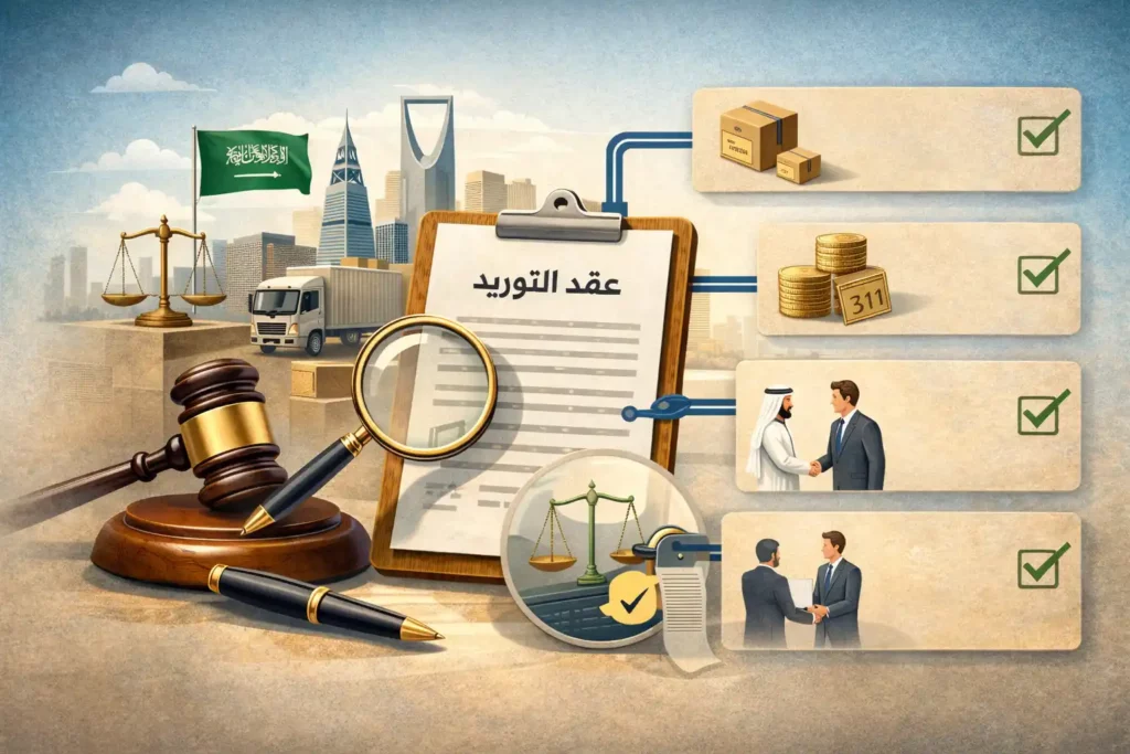 عقد التوريد في النظام السعودي عقد التوريد في النظام السعودي