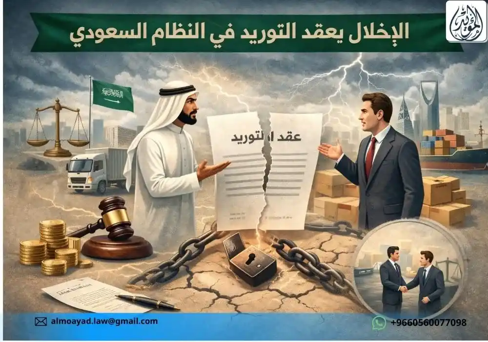 عقد التوريد في النظام السعودي عقد التوريد في النظام السعودي