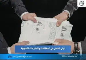 لجان الفصل في المخالفات والمنازعات التمويلية